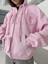 Худі swag, рожеве / hoodie swag