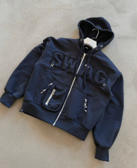 Худі swag, сіре / hoodie swag