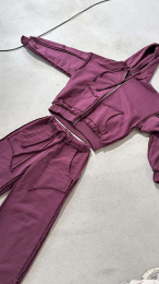 Худі out, бордове/ zip hoodie out, marsala