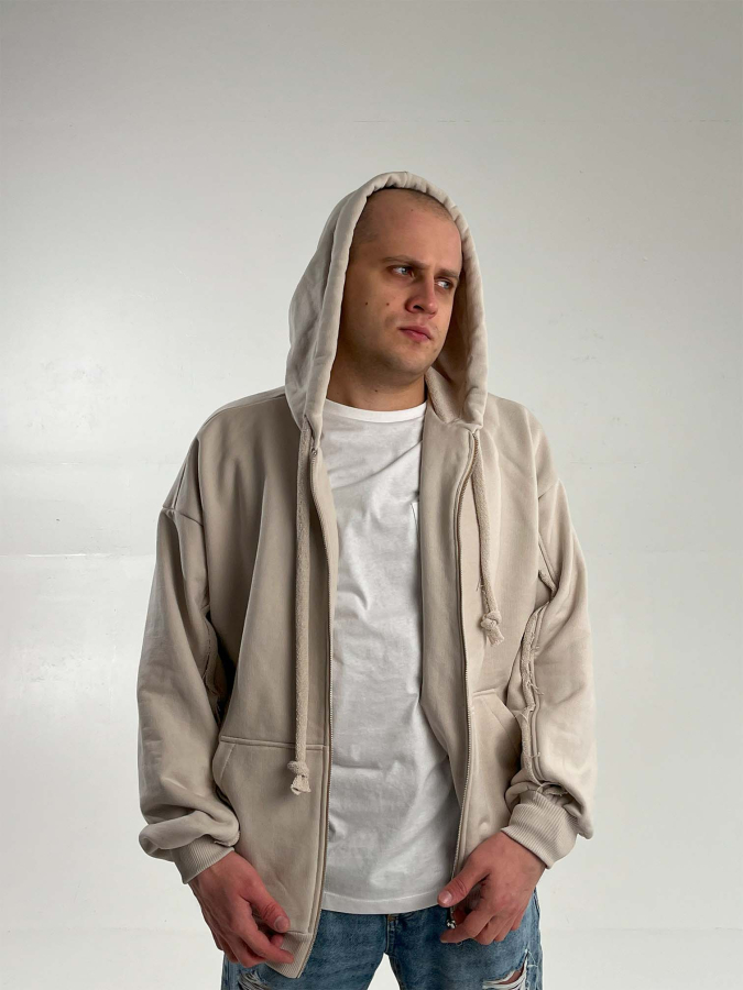 Комплект худі та штани, бежевий / set, beige