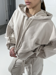 Комплект худі та штани, бежевий / set, beige