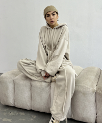 Комплект худі та штани, бежевий / set, beige
