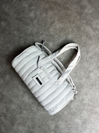 Сумка велюрова, молочна / velour bag, milk
