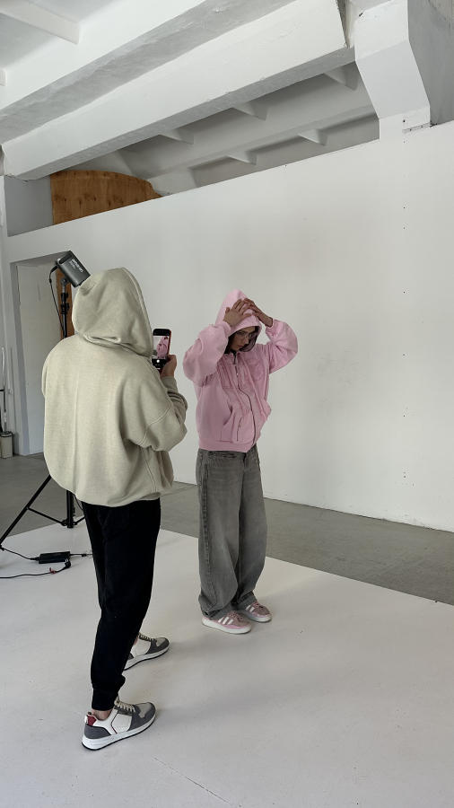 Худі swag, рожеве / hoodie swag