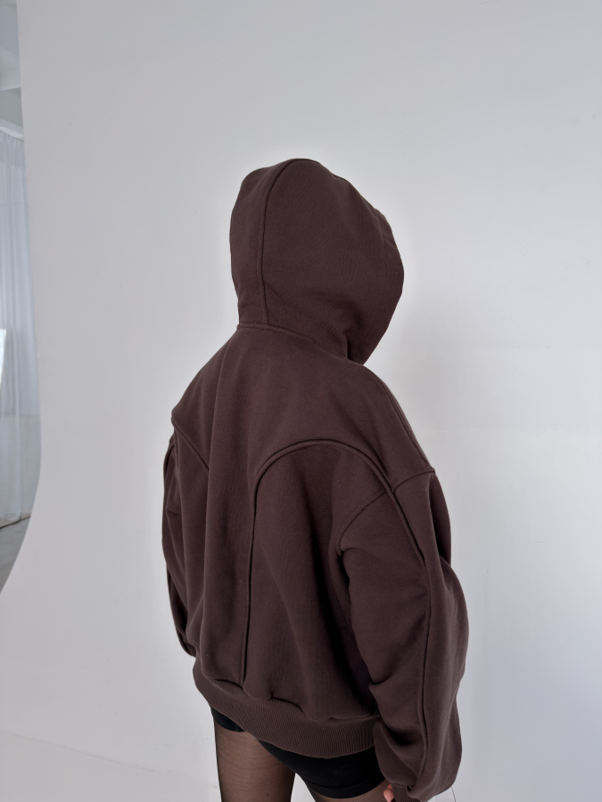 Худі з балаклавою шоколад / balaclava hoodie