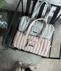 Сумка велюрова, рожева / velour bag, pink