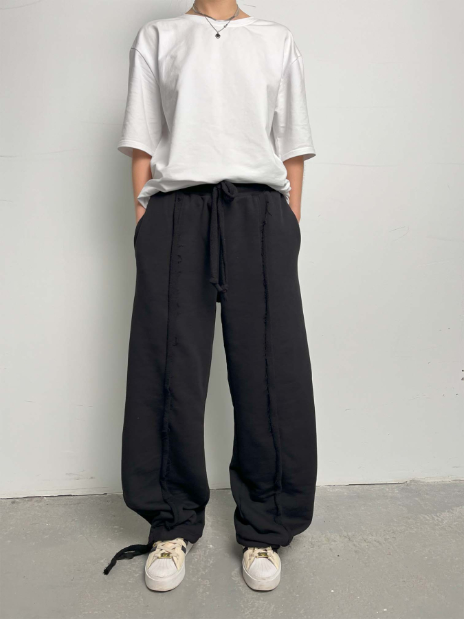Комплект худі та штани, чорний / set, black
