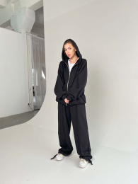 Комплект худі та штани, чорний / set, black