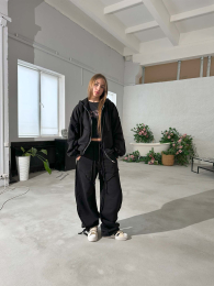Костюм out, чорний / set out, black