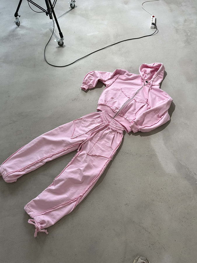 Костюм out, рожевий, set out, pink