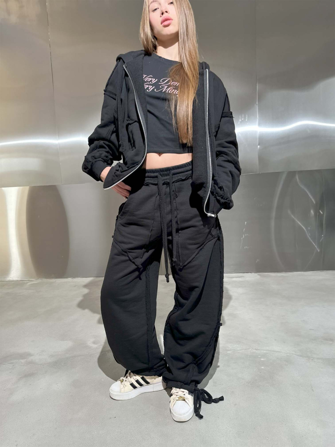 Штани out, чорні / trousers out, black