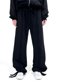 Штани zip, чорні / trousers out, beige
