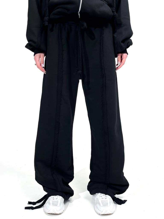 Штани zip, чорні / trousers out, beige