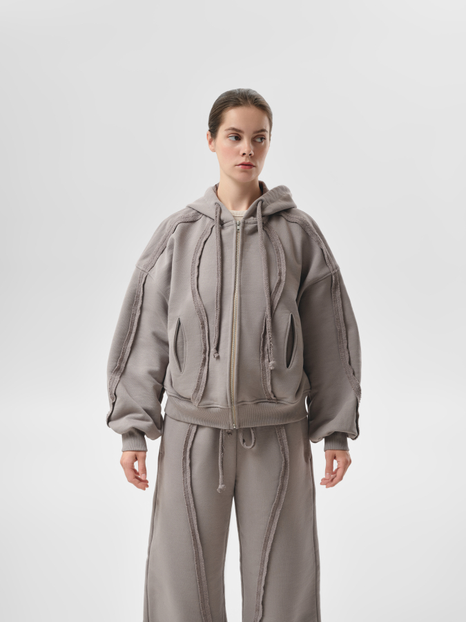 Костюм wave, сірий / set wave, grey
