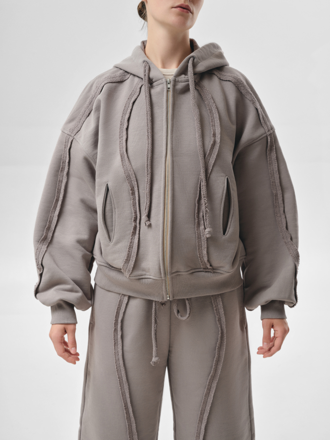 Костюм wave, сірий / set wave, grey