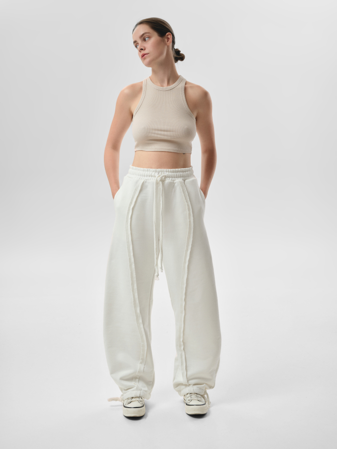 Штани wave, молочні /  trousers wave, milk