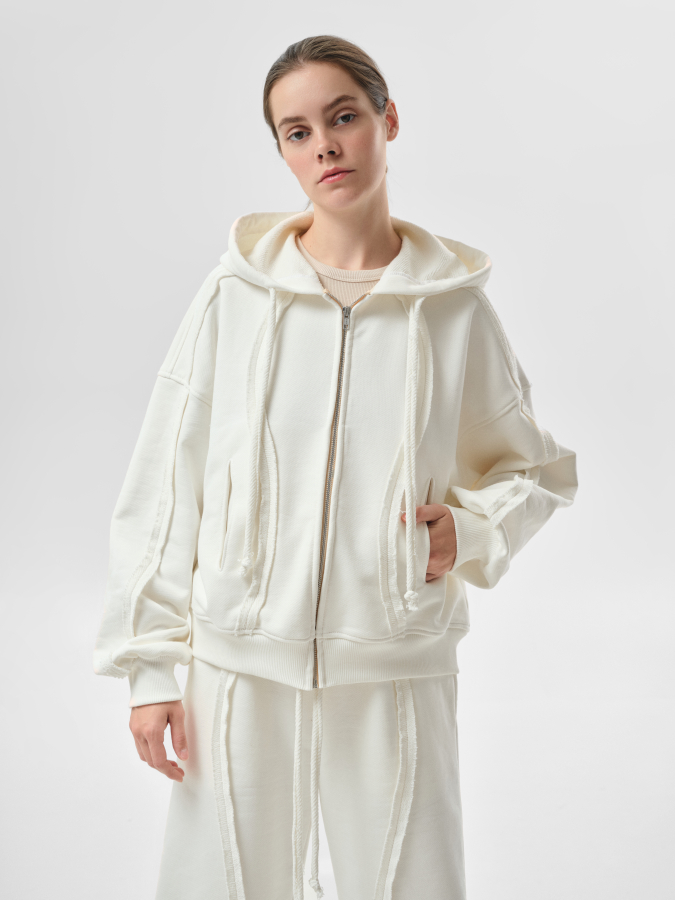 Худі wave, молочне / hoodie wave, milk