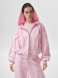 Худі wave, рожеве / hoodie wave, pink